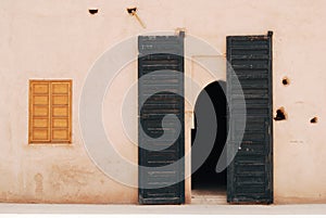 Gate in El Badi Palace, Marrakesh