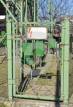 Gate of the electric power transformator