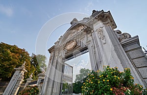 Gate of Felipe IV in Buen Retiro Park, Madrid