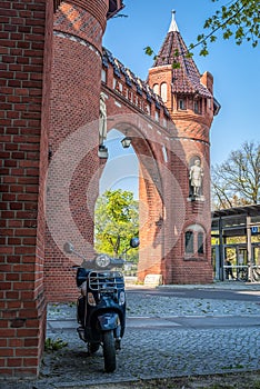 Gate of the former Borsig plants in Berlin-Tegel