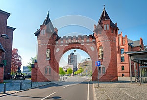 Gate of the former Borsig plants in Berlin-Tegel