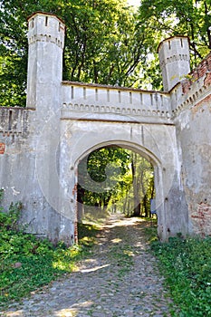 Gate of the Gerdauen lock. Zheleznodorozhnyj, Kaliningrad region