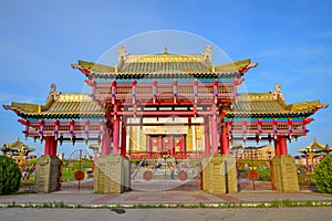 Gate of the Golden Abode in Elista