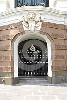 Gate at The Grand Palace in Bangkok, Thailand, Asia