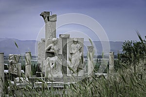 Gate of Heracles sculptures photo