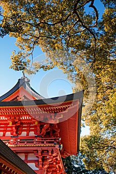 Gate of Hikawa jinja shrine, Omiya, Saitama, Japan