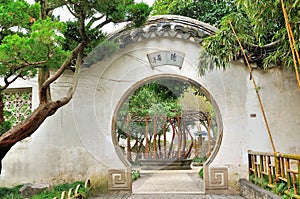 The gate in Humble Administrator's Garden