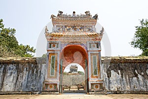 The Gate of Imperial Tomb of Tu Duc