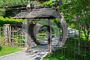 Gate in Japanese Garden