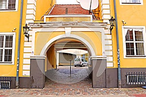 Gate of Jekaba Kazarmas Jacob Barracks On Torna Street