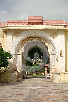 Gate of the Jojawar fort in Rajasthan
