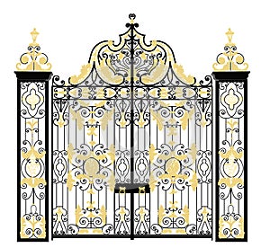 Gate of Kensington Palace, London, United Kingdom