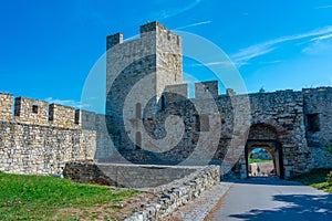 Gate leading to Kalemegdan fortress in Belgrade, Serbia