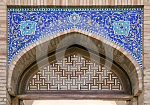 Gate of a mosque in Tashkent photo