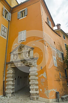 Gate of the Old City of Labin or Albona