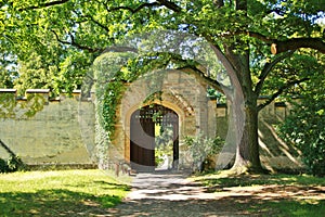 Gate of an old medieval castle