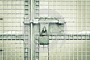 Gate padlock