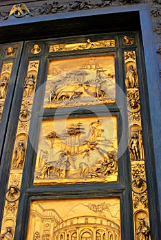 The Gate of Paradise, Baptistery of Florence photo