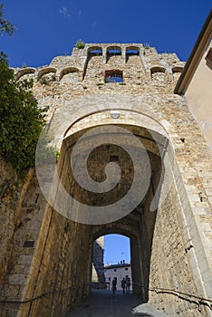 Gate, Porta alle Silici, Massa Marittima, Tuscany, Italy photo