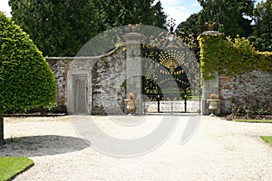 Gate at Powerscourt House & Gardens photo