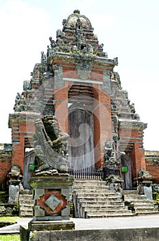 The gate of Pura Taman Ayun Temple in Bali