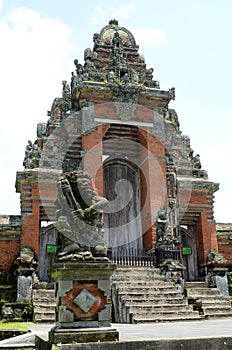 The gate of Pura Taman Ayun Temple in Bali