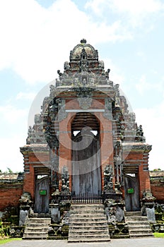 The gate of Pura Taman Ayun Temple in Bali