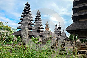 The gate Pura Taman Ayun Temple in Bali, Indonesia. a royal temple of Mengwi Empire