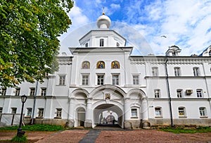 Gate of Saints Peter and Paul and the Gate Church. Horizontal frame