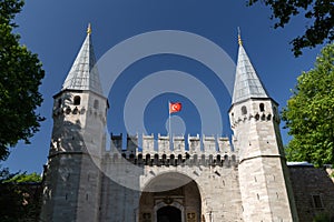 Gate of Salutation in Topkapi Palace, Istanbul, Turkey