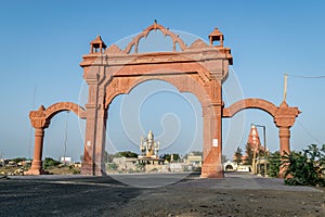 Gate of Shiva temple in Dwarka, Gujrat, india.