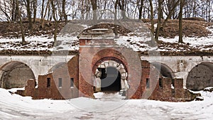 Gate in Siesliska fortifications Salis Soglio. photo