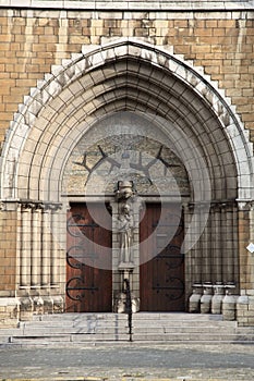 The gate of Sint Antonius Van Padua at Antwerp photo