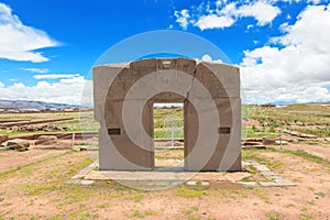 Gate of the Sun, Tiwanaku ruins, Bolivia