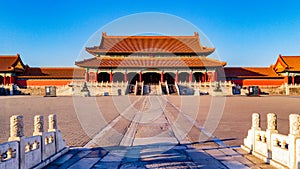 Gate of Supreme Harmony in the Forbidden City
