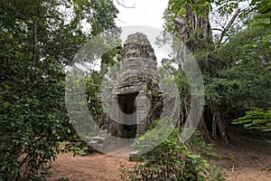 Gate of Ta Prohm temple, Angkor Wat, Cambodia