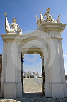 The gate with winning trophies, Bratislava castle