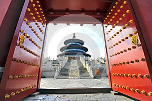 Gate to China: temple of Heaven in China