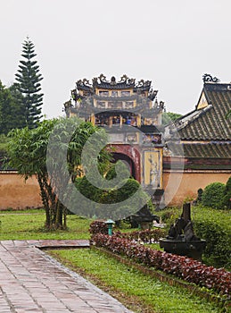 The Gate to the Citadel of the Imperial City in Hue, Vietnam