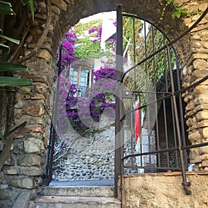 Gate to French countryside