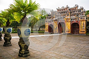 Gate to Hung To Mieu Temple