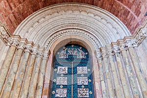 Gate to New Cathedral in Cuenca