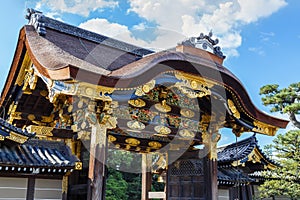 The Gate to Ninomaru Palace at Nijo Castle in Kyoto