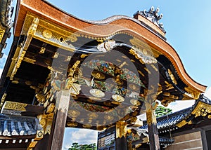 The Gate to Ninomaru PAlace at Nijo Castle in Kyoto