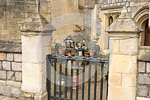 Gate to Private Residence at Windsor Castle