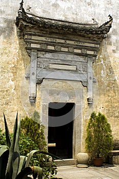 Gate to a rich person's house in ancient hongcun