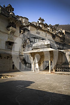 Gate to the royal palace in Bundi, India