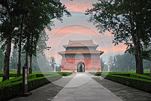 Gate to sacred road of Ming Dynasty Tombs