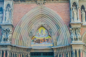 Gate to Sagrado Corazon church in Cordoba, Argenti photo