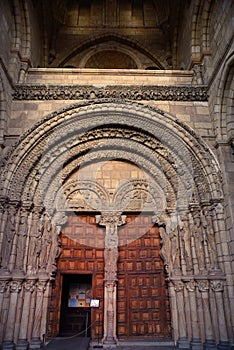 Gate to San Vicente Church in Avila